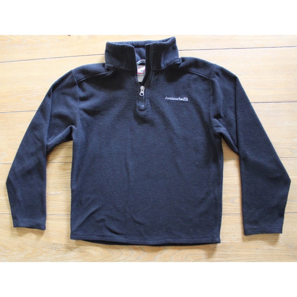 Avalanche 3/4 Fleece Zip Up Girls 8 Preowned